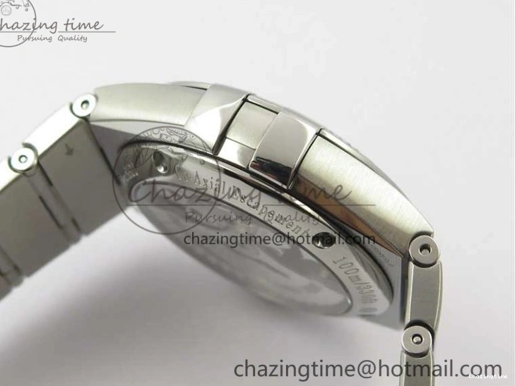 0423 Constellation 38mm SS VSF 1:1 Best Edition White Textured Dial on SS Bracelet A8500 Super Clone EasyCare 7919